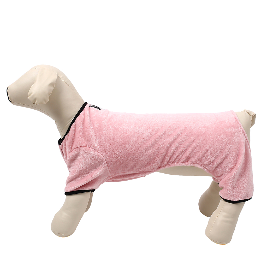 Solid Dog Flannel Pajamas