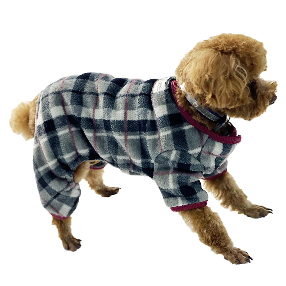 Printed Dog Flannel Pajamas