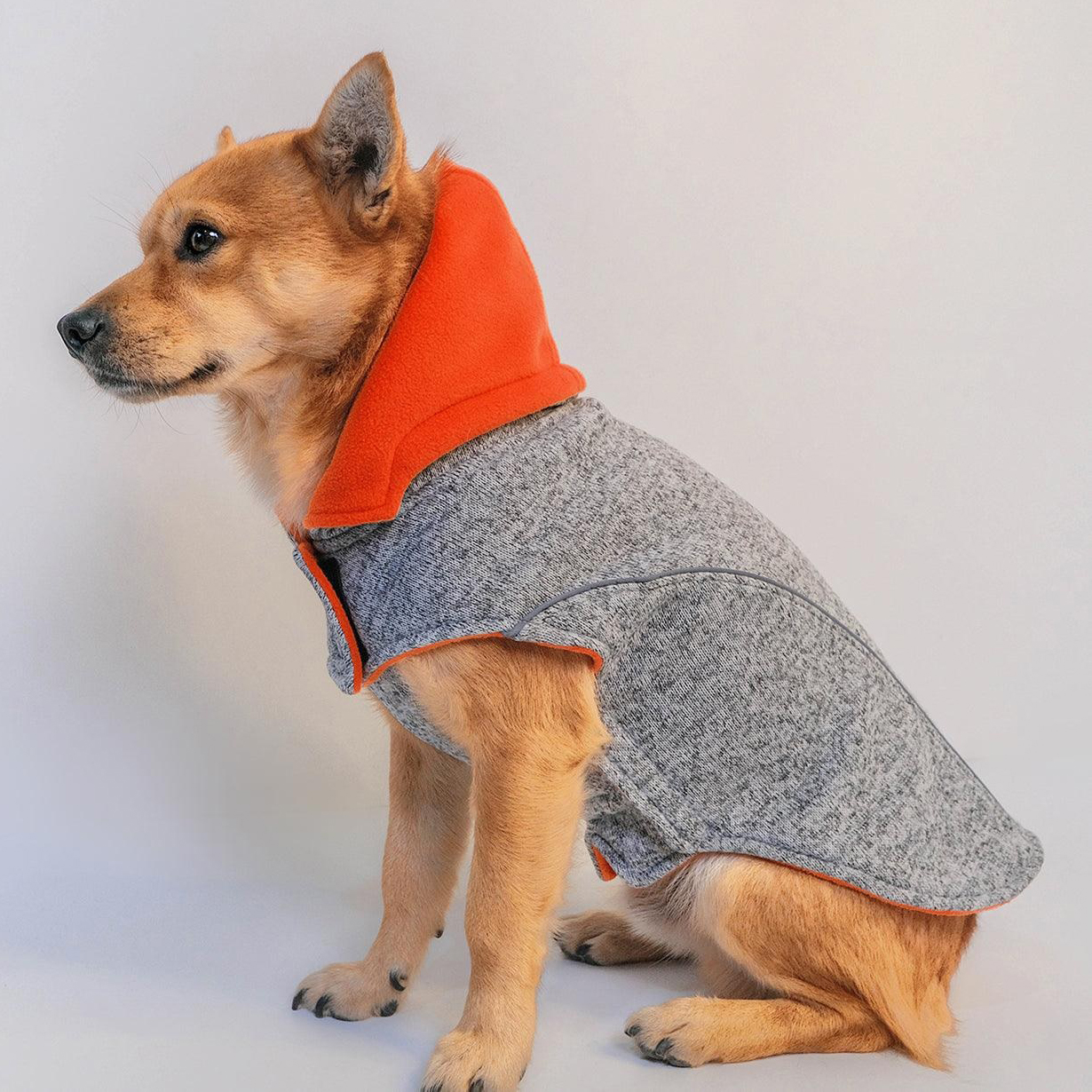 Reversible Fleece Dog Hoodie