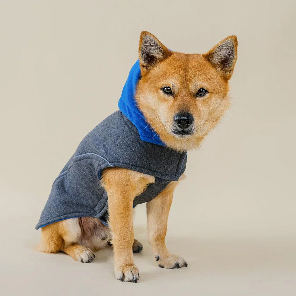 Reversible Fleece Dog Hoodie