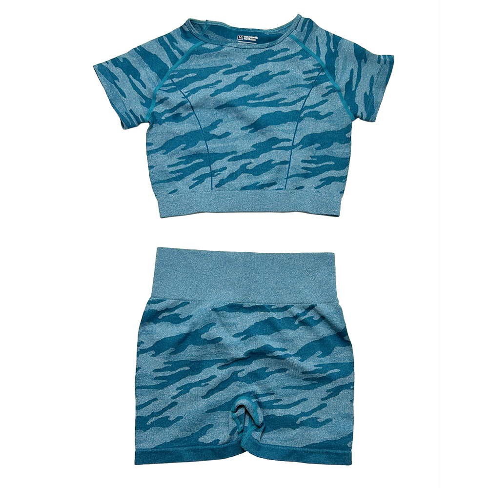 Zebra Short Sleeve Top & Shorts Set