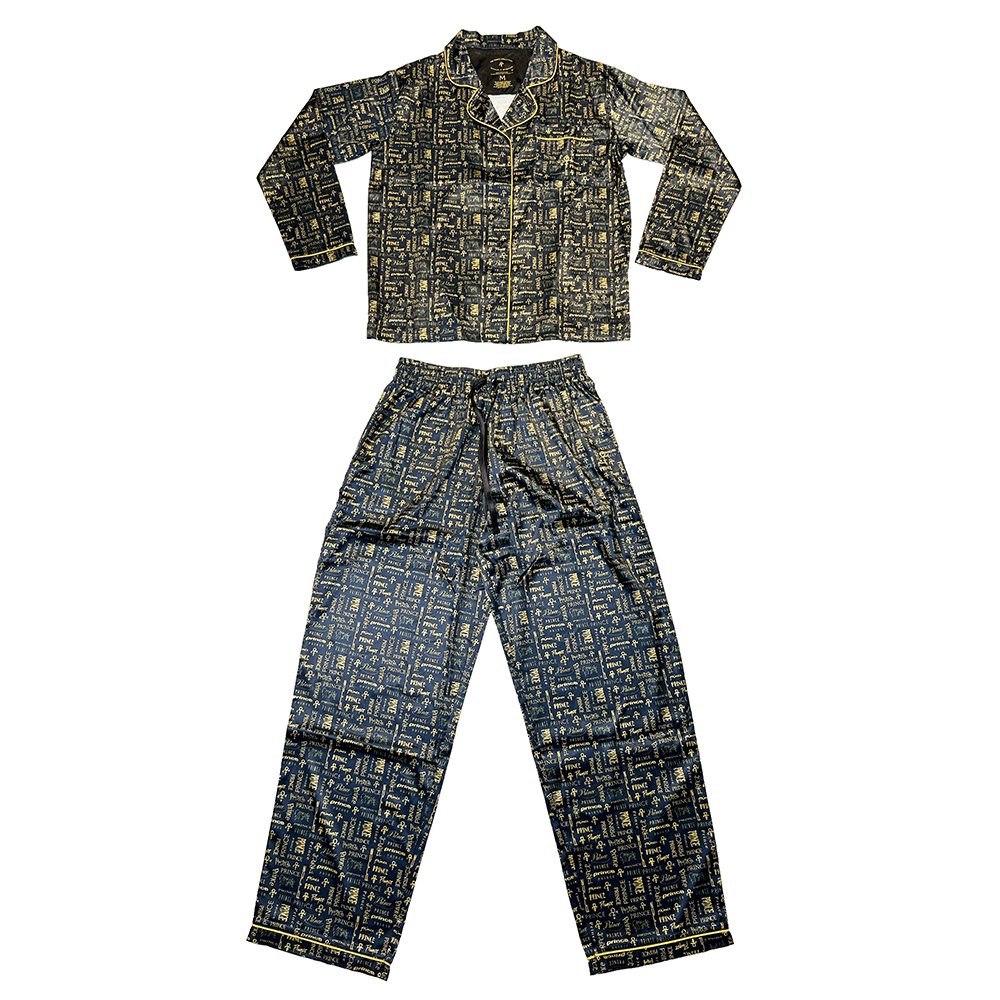 Printed Satin Pajamas