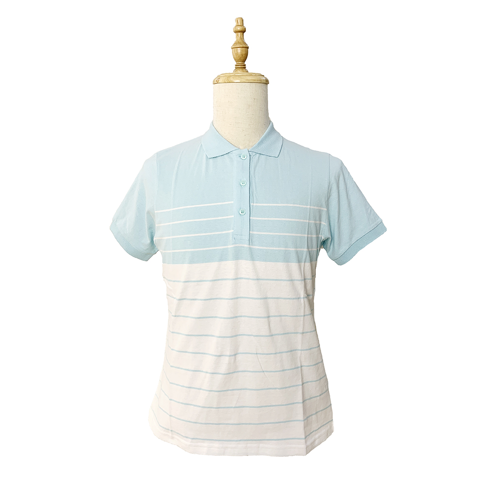 Men's Slim Fit Striped Polo Shirt
